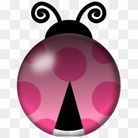 #glass #glossy #ladybug #pink #bug #insect #cute #scrapbooking - Clip Art Ladybug Png, Transparent Png - glossy png