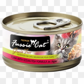 Marketing Fussie Can Tuna Oceanfish Full-768x589, HD Png Download - happy cat png