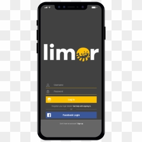 Iphone X Login - Iphone, HD Png Download - sign up button png