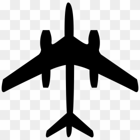 Commercial Airplane Bottom View - Slinningsbålet, HD Png Download - view icon png