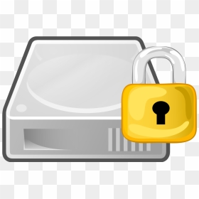 Hdd Crypt Clip Arts - Hard Disk Encryption Icon, HD Png Download - hdd png