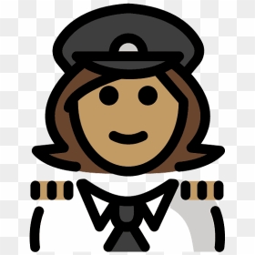 Woman Pilot Emoji Clipart - Clip Art, HD Png Download - emoji clipart png