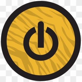 Tiger Start Up Button - Circle, HD Png Download - sign up button png