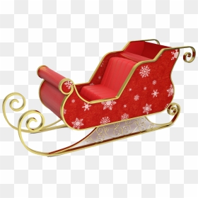 Sled Png Transparent Picture - Santa Claus Sled Toy, Png Download - 1920x1080 border png