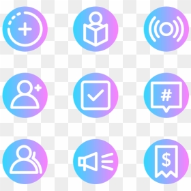 Influencers Round Icon Png, Transparent Png - blogger icon png