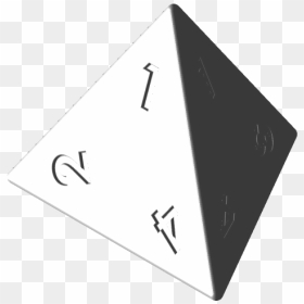 Triangle, HD Png Download - dnd dice png