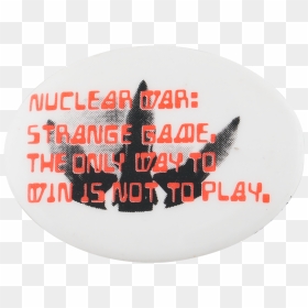 Nuclear War Strange Game Cause Button Museum - Wall Clock, HD Png Download - play game button png