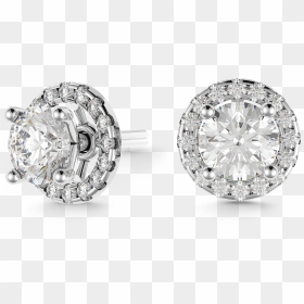 Biżuteria Ślubna Kolczyki Wkręty, HD Png Download - diamond earrings png