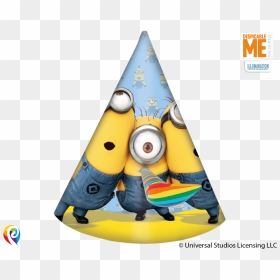 Lovely Minions Party Cone Hats - Minions Verjaardag Cool, HD Png Download - minions party png