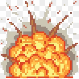 Bomb Explosion Pixel Art, HD Png Download - wind swirls png