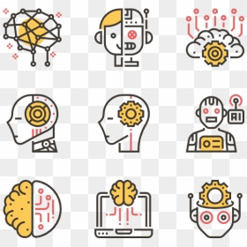 Artificial Intelligence Flat Icon, HD Png Download - register icon png