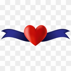 Vector Graphics, HD Png Download - heart banner png