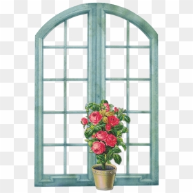 Floral Theme Vintage Backgrounds, Background Vintage, - Window Png By Picsart, Transparent Png - vintage background png
