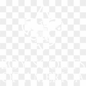 Logo - Boy Scouts Logo Black Background, HD Png Download - boy scouts of america logo png