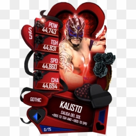 Wwe Supercard Neon Cards, HD Png Download - kalisto png