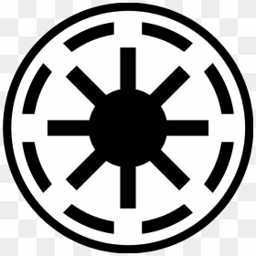 Star Wars Vehicle Collection Map 18 - Galactic Republic Symbol, HD Png Download - sith empire logo png