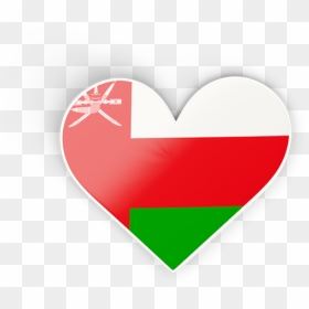 Download Flag Icon Of Oman At Png Format - Oman Flag Heart Png, Transparent Png - oman flag png