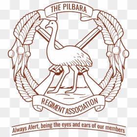 The Pilbara Regiment Association, Inc - Illustration, HD Png Download - badge outline png