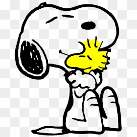 Snoopy Clipart Vector - Snoopy Png, Transparent Png - hugging png