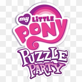 My Little Pony Puzzle Party Logo - My Little Pony Friendship, HD Png Download - my little pony logo png