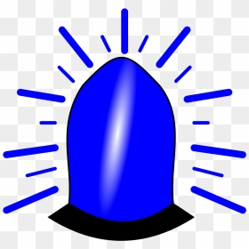 Blue Light Pulsing Icon, HD Png Download - emergency icon png