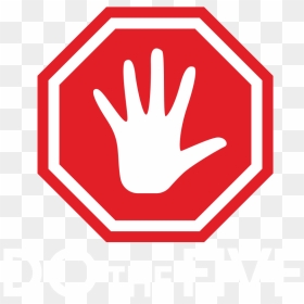 Graphic Of Stop Sign With Hand In The Middle All Five - Stop Hand Clipart, HD Png Download - praise hands png