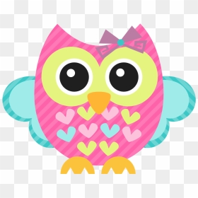 Colourful Owl Clip Art, HD Png Download - owl clip art png