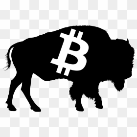 Crypto Buffalo - Bison Silhouette Png, Transparent Png - vidme logo png