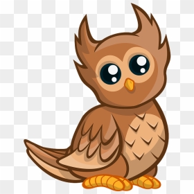 Owl Clipart - Cute Animals Owl Cartoon, HD Png Download - owl clip art png