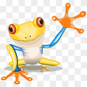 Frog Clipart - Red Eyed Tree Frog Clip Art, HD Png Download - wednesday frog png