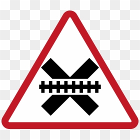 Railroad Crossing Sign Ph Clipart , Png Download - Dangerous Junction Ahead Sign, Transparent Png - railroad crossing sign png