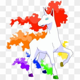 A Shiny Banette Fix, Sonic The Sandslash, A Unicorn - Rapidash Pokémon, HD Png Download - rapidash png