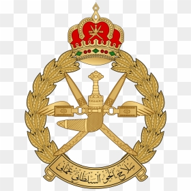 Drawing Emblem Of Oman, HD Png Download - oman flag png