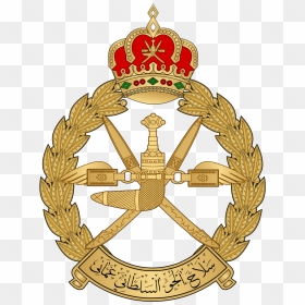 Drawing Emblem Of Oman, HD Png Download - oman flag png