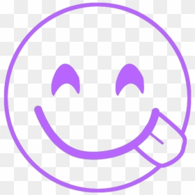 Transparent Purple Emoji Png - Smiley, Png Download - purple emoji png