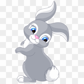 Cute Cartoon Rabbits Clip Art - Cartoon Cute Easter Bunny, HD Png Download - rabbits png