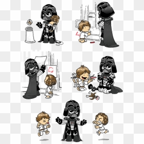 Fathers Day Star Wars, HD Png Download - star wars cartoon png