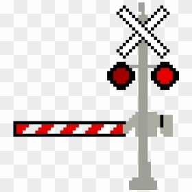 Railroad Crossing Transparent, HD Png Download - railroad crossing sign png