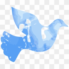 Holy Spirit Course - Blue Dove Clip Art, HD Png Download - dove vector png