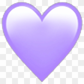 #purple #emoji #heart #peachy - Heart, HD Png Download - purple emoji png