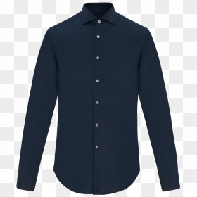 Jersey Cotton Shirt With French Collar - Louis Vuitton Zip Through Jacket Monogram, HD Png Download - shirt pocket png