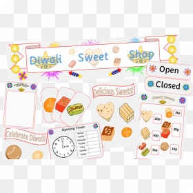 Diwali Sweet Shop Role Play Area Pack, HD Png Download - wednesday frog png