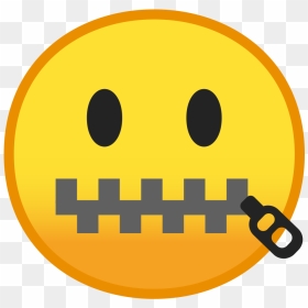 Zipper Mouth Face Icon, HD Png Download - money face emoji png