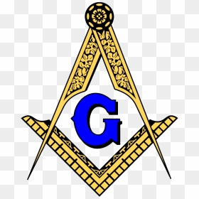 Column Clipart Masonic - Freemasonry Square And Compass, HD Png Download - mason symbol png