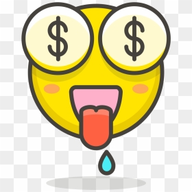 😱 Money Mouth, HD Png Download - money face emoji png