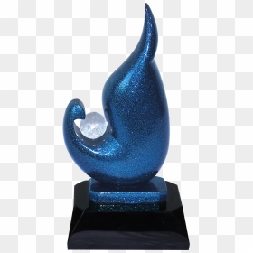 Statue, HD Png Download - blue glitter png