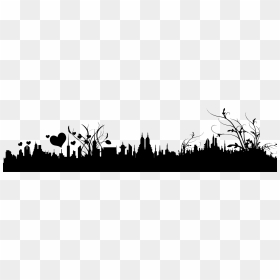 Geralt Of Rivia Numerology Clip Art - City Grass Silhouette Png, Transparent Png - geralt png