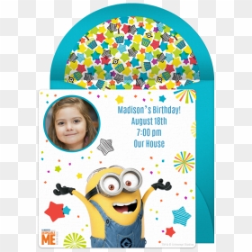 Transparent Minion Banana Png, Png Download - minions party png