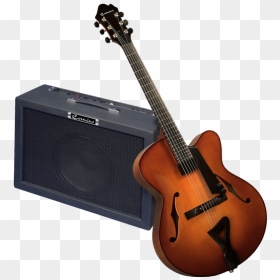 Jazz Guitar And Amp, HD Png Download - guitar amp png