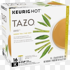 Zen K Png - Tazo Green Tea K Cups, Transparent Png - keurig png